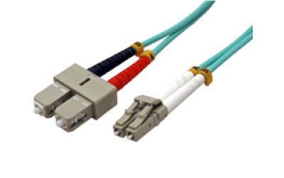 Optički kabel 50/125µm LC/SC Duplex, OM3, 1.0m